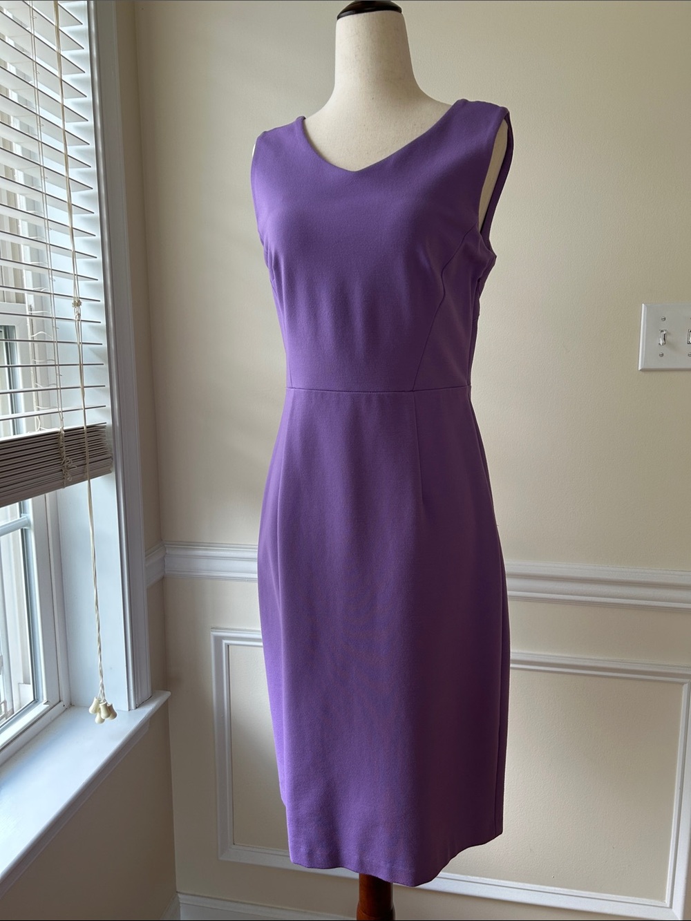 Talbots Lavender Sheath Dress